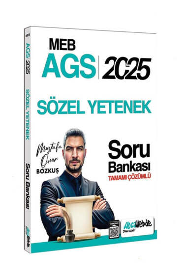 HocaWebde Yayınları 2025 MEB-AGS Sözel Yetenek Tamamı Çözümlü Soru Bankası - 1