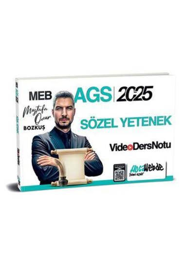 HocaWebde Yayınları 2025 MEB-AGS Sözel Yetenek Video Ders Notu - 1