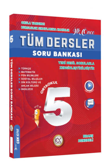 İlk Önce Yayınları 2025 5.Sınıf Tüm Dersler Soru Bankası - 1