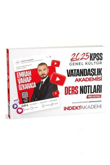 İndeks Akademi 2025 KPSS Vatandaşlık Akademisi Video Ders Notları - 1