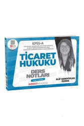 İndeks Akademi KPSS A Grubu Ticaret Hukuku Video Ders Notları - İndeks Akademi