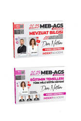 İndeks Akademi 2025 MEB-AGS Eğitimin Temelleri Türk Milli Eğitim Sistemi ve Mevzuat Bilgisi Video Ders Notları Seti (2 Kitap) - İndeks Akademi