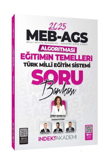 İndeks Akademi 2025 MEB AGS Algoritması Eğitimin Temelleri ve Türk Milli Eğitim Sistemi Soru Bankası - 1