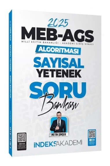 İndeks Akademi 2025 MEB AGS Algoritması Sayısal Yetenek Soru Bankası - 1