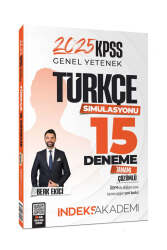 İndeks Akademi 2025 KPSS Türkçe Simülasyonu 15 Deneme - İndeks Akademi