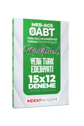 İndeks Akademi 2025 MEB AGS ÖABT Muhtemel Türk Dili Edebiyatı - Türkçe Yeni Türk Edebiyatı 15x12 Deneme - İndeks Akademi