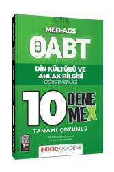 İndeks Akademi MEB-AGS ÖABT Din Kültürü ve Ahlak Bilgisi 10 DenemeX - İndeks Akademi