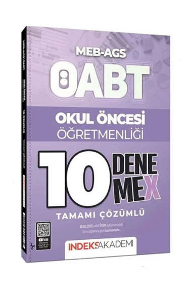 İndeks Akademi MEB-AGS ÖABT Okul Öncesi Öğretmenliği 10 DenemeX - 1