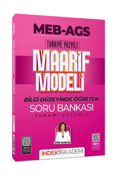 İndeks Akademi 2025 MEB-AGS Türkiye Yüzyılı Maarif Modeli Tamamı Çözümlü Soru Bankası - 1