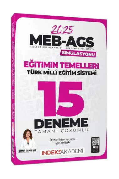 İndeks Akademi 2025 MEB-AGS Simülasyonu Eğitimin Temelleri ve Türk Milli Eğitim Sistemi 15 Deneme - 1