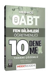 İndeks Akademi 2025 MEB-AGS ÖABT Fen Bilimleri Öğretmenliği 10 DenemeX - İndeks Akademi
