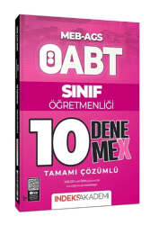 İndeks Akademi 2025 MEB-AGS ÖABT Sınıf Öğretmenliği 10 DenemeX - İndeks Akademi