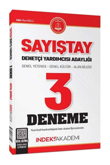 İndeks Akademi Sayıştay Denetçi Yardımcısı Adaylığı 3 Deneme - 1