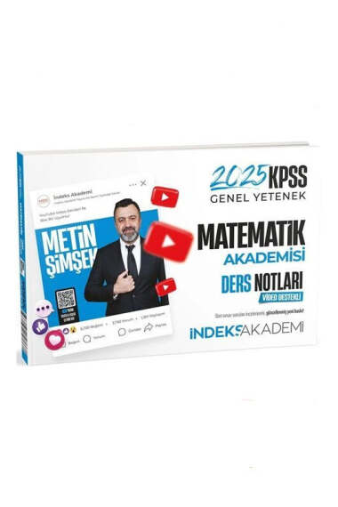 İndeks Akademi 2025 KPSS Matematik Akademisi Video Ders Notları - 1