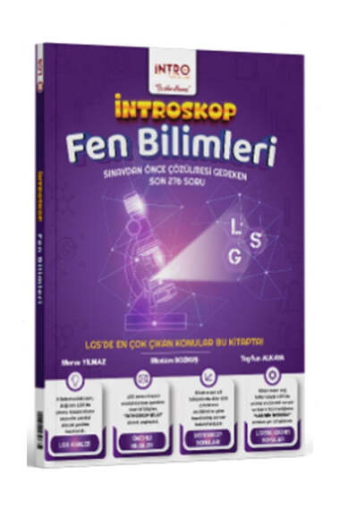 İntro Yayınları 8.Sınıf LGS Fen Bilimleri İntroskop Soru Bankası - 1