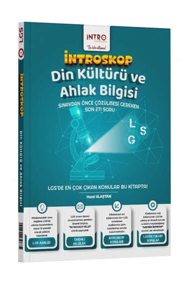 İntro Yayınları 8.Sınıf LGS Din Kültürü ve Ahlak Bilgisi İntroskop Soru Bankası - 1