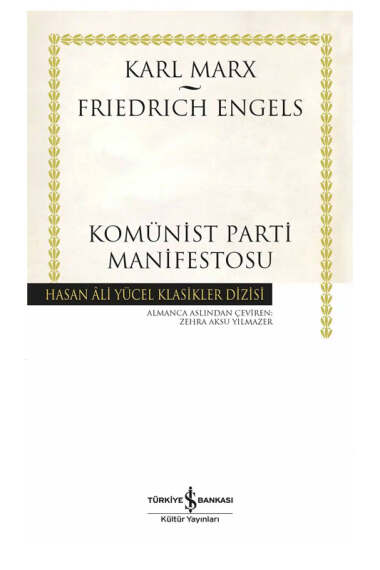 İş Bankası Kültür Yayınları Komünist Parti Manifestosu - 1