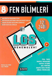 İşleyen Zeka Yayınları 8. Sınıf LGS Fen Bilimleri Denemeleri - İşleyen Zeka Yayınları