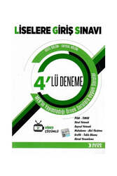 İşleyen Zeka Yayınları LGS Sözel Bölüm Sayısal Bölüm 4lü Deneme - İşleyen Zeka Yayınları