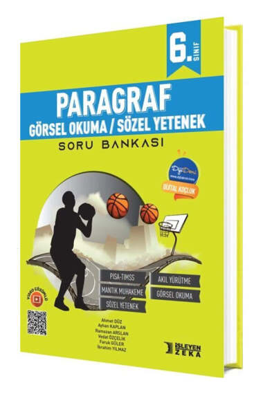 İşleyen Zeka Yayınları 2025 6.Sınıf Paragraf Görsel Okuma Sözel Yetenek Soru Bankası - 1