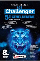 ​Kafadengi Yayınları 8. Sınıf LGS Challenger 5’li Genel Deneme - Kafa Dengi Yayınları