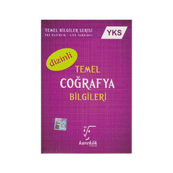 Karekök Yayınları YKS Dizinli Temel Coğrafya Bilgileri - Karekök Yayınları