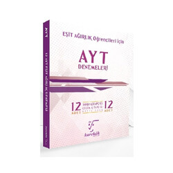 Karekök Yayınları AYT Eşit Ağırlık 12 li Denemeleri - Karekök Yayınları