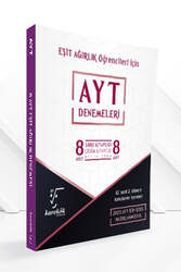 Karekök Yayınları 2023 AYT Eşit Ağırlık 8 Deneme Seti - Karekök Yayınları