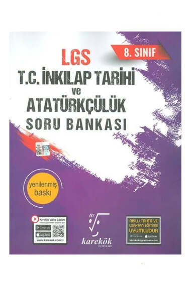 Karekök Yayınları 2025 8.Sınıf LGS TC İnkılap Tarihi ve Atatürkçülük Soru Bankası - 1