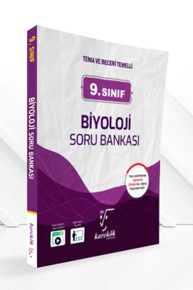 Karekök Yayınları 2025 9.Sınıf Biyoloji Soru Bankası - 1