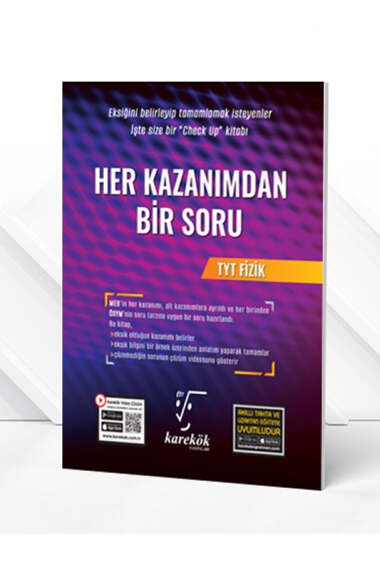 Karekök Yayınları 2025 TYT Fizik Her Kazanımdan Bir Soru - 1