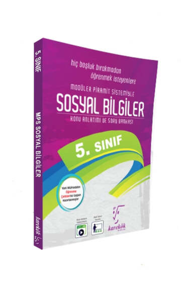 Karekök Yayınları 2025 5.Sınıf Sosyal Bilgiler Konu Anlatımı ve Soru Bankası MPS - 1