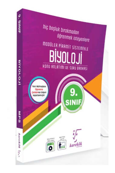 Karekök Yayınları 9. Sınıf Biyoloji MPS Konu Anlatımı ve Soru Bankası - 1