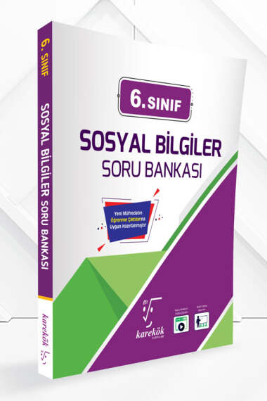Karekök Yayınları 6.Sınıf Sosyal Bilgiler Soru Bankası - 1