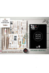 Kime Note TYT Çizgili Tarih Okul Defteri Konu Anlatımlı 4 Büyük Poster ve 96 Sticker Hediye (9-10-11-12.Sınıfa Uygun) - Kime Note Yayınları