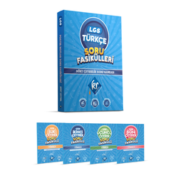 KR Akademi Yayınları 8. Sınıf LGS Türkçe Soru Fasikülleri Dört Çeyreklik Soru Bankası - KR Akademi