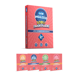 KR Akademi Yayınları 8. Sınıf Lgs İngilizce Soru Fasikülleri Dört Çeyreklik Soru Bankası - KR Akademi
