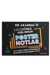 KR Akademi 2023 LGS 1. Dönem Sözel Bölüm Poster Notlar - KR Akademi