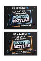 KR Akademi 2023 LGS 1. Dönem Poster Notlar Seti - KR Akademi