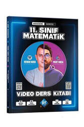 KR Akademi Yayınları Kenan Kara & Mert Hoca 11.Sınıf Matematik Video Ders Kitabı Akademi Serisi - KR Akademi