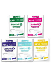 KR Akademi Yayınları 2024 KPSS Lisans GK-GY 5'li Paket Deneme - KR Akademi