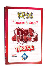 KR Akademi Yayınları 2024 KPSS Türkçe Konu Anlatımlı Not Defteri - KR Akademi