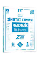 KR Akademi Yayınları 2024 TYT Şöhretler Karması Matematik 10 Deneme - KR Akademi