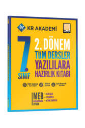 KR Akademi Yayınları 7.Sınıf 2.Dönem Tüm Dersler Yazılılara Hazırlık Kitabı - KR Akademi