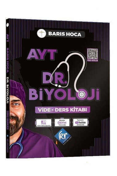 KR Akademi Yayınları 2025 AYT Dr. Biyoloji Video Ders Kitabı - 1