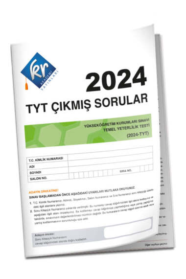 KR Akademi Yayınları 2024 TYT Çıkmış Sorular Tıpkı Basım Kitapçığı - 1