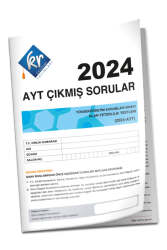 KR Akademi Yayınları 2024 AYT Çıkmış Sorular Tıpkı Basım Kitapçığı - KR Akademi