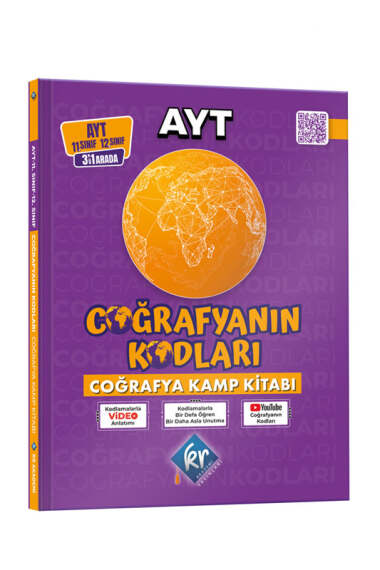 KR Akademi Yayınları 2025 AYT Coğrafyanın Kodları Coğrafya Kamp Kitabı - 1