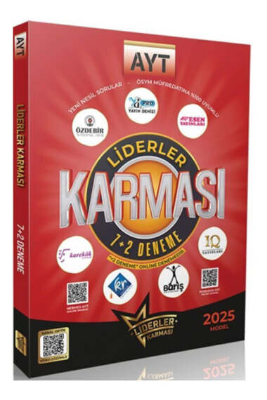 Liderler Karması Yayınları 2025 AYT 7+2 Deneme Seti - 1