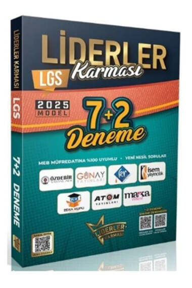 Liderler Karması Yayınları 2025 8.Sınıf LGS Tüm Dersler 7+2 Deneme - 1